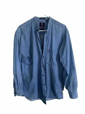 Camisa Manga Larga Azul Colección Olimpiada Americana de Henry Grethel De Colección Foto 1 de 4