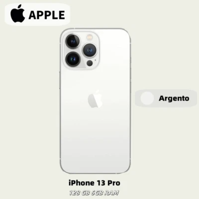 Nuovo Apple iPhone 13 Pro 128GB Sbloccato Senza Contratto iOS Smartphone Argento - Immagine 1 di 4