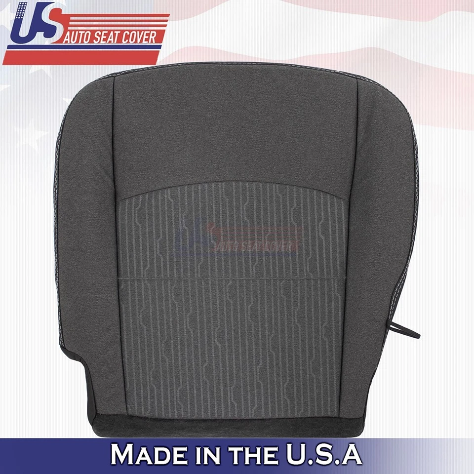 Cubierta de tela gris diésel para Dodge Ram 1500 2019 a 2024 para asiento inferior del conductor Foto 1 de 4
