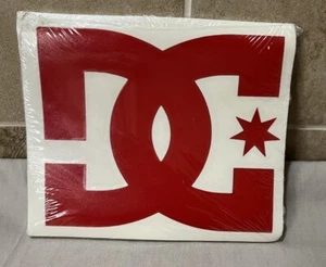 DC Shoes Vinyl Stickers Red New -6x5 - Picture 1 of 4