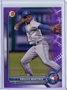 2022 Bowman Prospects lila #BP104 Orelvis Martinez Serie #017/250 - Bild 1 von 1