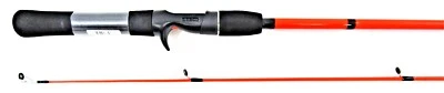 ZEBCO HOT CAST SPLASH 6'6" HOT ORANGE CRAPPIE POLE #HCSTORC662M - Image 1 of 3