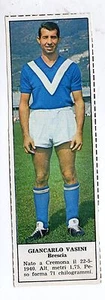 FIGURINA CALCIATORI TEMPO 1966-67 BRESCIA VASINI - Picture 1 of 1