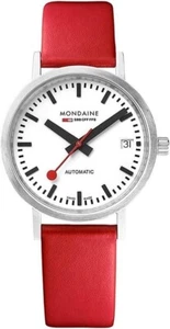 Reloj automático para dama Mondaine clásico 33 mm acero esfera blanca A128.30008.16SBC - Imagen 1 de 7