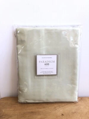 Restoration Hardware RH Paradigm 600TC Sateen Celery 2 Standard Pillowcases - Image 1 of 4
