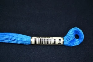 Anchor Cotton Threads for Embroidery Shade 410 Electric Blue Dark - Picture 1 of 1