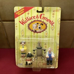 1989 Wallace & Gromit 4-Pack Collectible Figures Shaun Wendolene Preston NEW - Picture 1 of 12