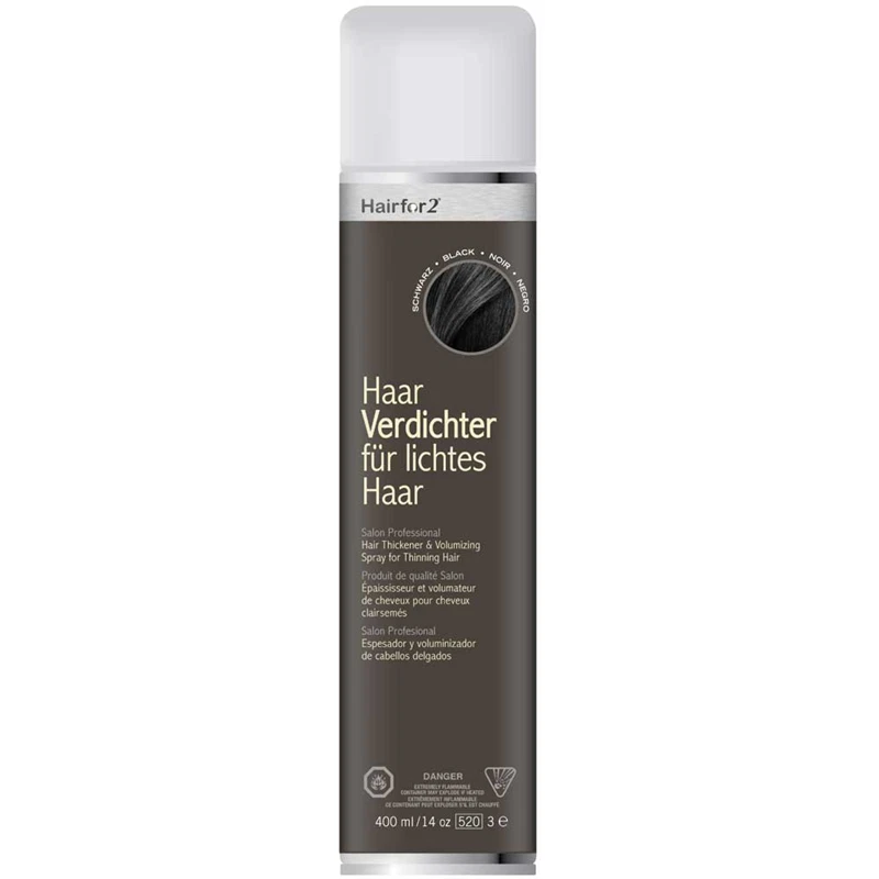 Hairfor2 - Haarauffüller schwarz 400ml - Bild 1 von 1