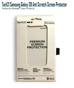 Venta al por mayor Protector de pantalla Tech21 Samsung Galaxy S9 protector contra impactos antiarañazos - Imagen 1 de 9