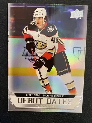 22-23 UD Series Hockey Debut Dates DD-13 Trevor Zegras - Image 1 of 2