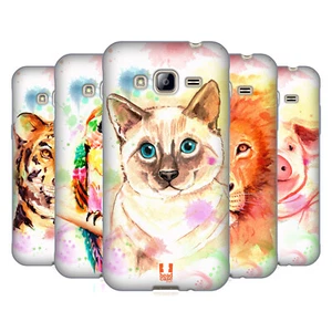 HEAD CASE DESIGNS WATERCOLOURED ANIMALS SOFT GEL CASE FOR SAMSUNG PHONES 3 - Picture 1 of 12