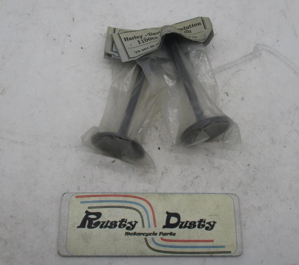 Lot of 2 Harley Davidson Evolution 1986 Sportster 1100cc Intake Valves 18023-86 - Image 1 of 3