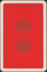Carte da gioco carta singola vecchia vintage * SHELL auto BENZINA CARBURANTE pubblicità arte B - Foto 1 di 3