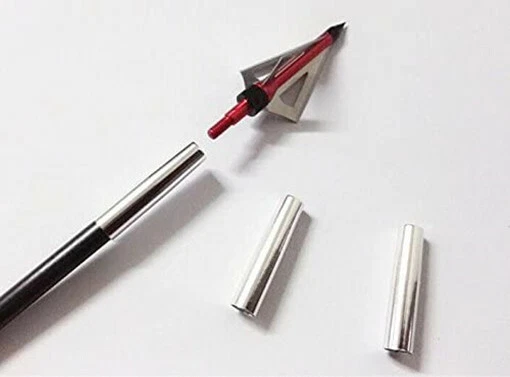 20PK 5/16 Arrow Shaft AL Glue-On Outserts Socket for Wood & Bamboo Shaft Adapter - Image 1 of 3