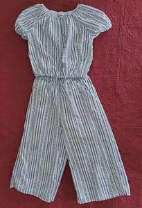 Janie and Jack Striped Geometric Black & White 2-Piece Outfit - Size 7 - Picture 1 of 6