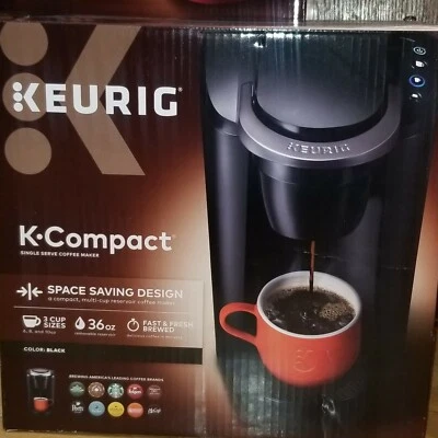 NEU Keurig K-Compact platzsparende Design Kaffeemaschine Latte, K CUP Energy Drink - Bild 1 von 4