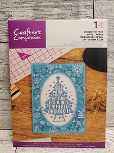 Crafters Companion Christmas Under the Tree Clear Acrylic Stamp