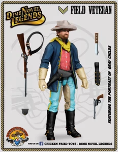 Dime Novel Legends scala 1:18 (4") action figure vecchia west veterano del campo di cavalleria - Foto 1 di 2