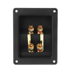 Screw Terminal Round Cup Connector Perfect for Speakers Utilize Separate Amp - Picture 1 of 8