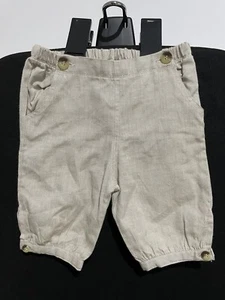 Pure Baby 3/4 Pants Tan Beige Size 0 (6-12 Months) - Picture 1 of 4