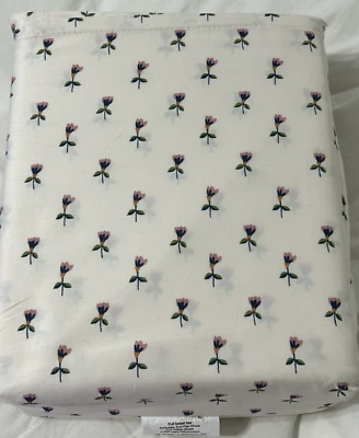 Conjunto completo de lençóis flores florais Threshold TULIP TOSS novo sem etiquetas #96124 - Imagem 1 de 4