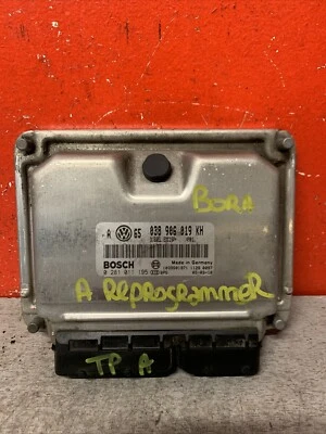 Calculateur Moteur AREPROGRAMMER VW BORA  1.9 TDI 100 ATD 038906019KH 0281011195 - Immagine 1 di 4