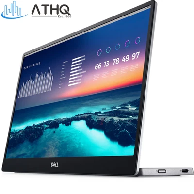 Dell 14" IPS FHD Portable Monitor P1424H for Laptops USB-C 1080p 60Hz 6ms - NEW - Image 1 of 4