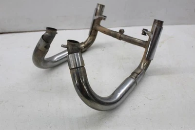 02-06 TRIUMPH BONNEVILLE AMERICA EXHAUST HEADER HEAD PIPES - Image 1 of 4