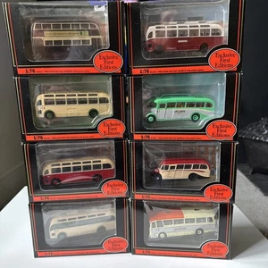 Paquete de 8 autobuses EFE Bristol Bedford Cavalier AEC Leyland escala 1:76 - Imagen 1 de 11