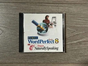 Corel Word Perfect Suite 8 with Dragon Naturally Speaking (PC) 1998 Windows Soft - Picture 1 of 7