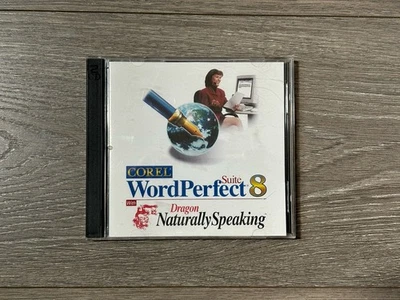 Corel Word Perfect Suite 8 with Dragon Naturally Speaking (PC) 1998 Windows Soft - Image 1 of 4