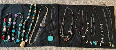 Turquesa y Surtido de Collares (Lote de 11) Foto 1 de 4
