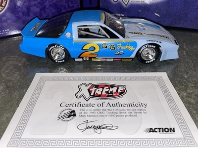 Martin Mark #2 G&G Trucking 1983 Firebird Xtreme Series 1/24 Stock Car Action Foto 1 de 4