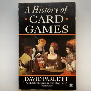 A History of Card Games D Parlett 1991 Bridge Poker Yellow Dwarf Slippery Sam PB - Imagen 1 de 10