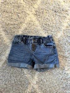 SO Girls Blue Denim Jean Shorts Size 8 - Picture 1 of 3