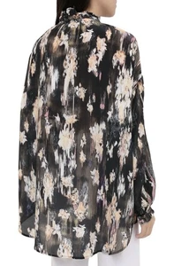 Iro Senk Abstract-Print Silk Blouse - Picture 1 of 10