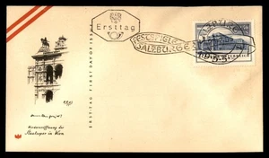 Mayfairstamps Austria FDC 1955 Staatsoper in Wien Festpiele Salzburg First Day C - Picture 1 of 2