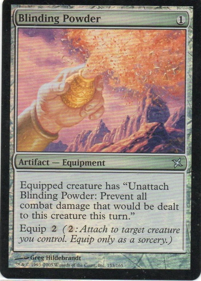 MTG: Betrayers of Kamigawa: Foil Blinding Powder: Lightly Played Condition - Image 1 of 1