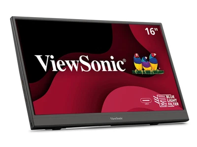 ViewSonic VA1653 16" FHD IPS Portable Monitor Built-in Stand FREE SHIPPING - Image 1 of 3