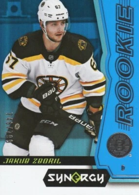 2018-19 Upper Deck Synergy JAKUB ZBORIL Rookie 746/799 Blue Parallel #41 - Image 1 of 2