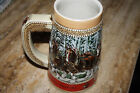 &quot;C&quot; Series Anheuser Busch Budweiser Ceramarte Clydesdale Holiday Beer Stein for sale