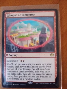 Glimpse Of Tomorrow Magic The Gathering Modern Horizons 2 Rare 129 Rot MTG - Bild 1 von 2