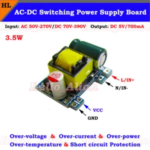 Mini AC-DC Converter 110V 220V 230V to DC 5V 700mA Switching Power Supply Board - Picture 1 of 4