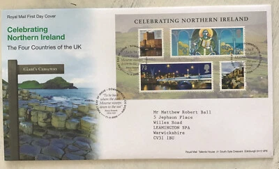 GB QEII 2008 Celebrating Northern Ireland RMFDC Downpatrick SHS Typed Add W/I - Image 1 of 3