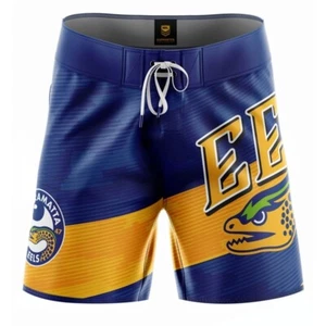 Parramatta Eels NRL Barrel Board Shorts Mens Sizes S-5XL! - Picture 1 of 3