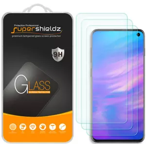 3-Pack Supershieldz Tempered Glass Screen Protector for Samsung Galaxy S10e - Picture 1 of 5