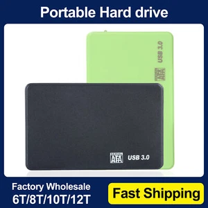 1/2/4/6/8/10/12TB USB 3.0 Festplatte Tragbare Festplatte Externe Festplatte Y - Afbeelding 1 van 34