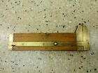 Vintage Stanley 136 Boxwood and Brass Caliper