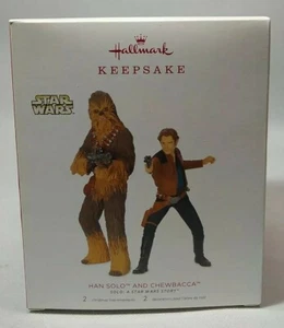 Hallmark Ornaments 2018 Solo: Star Wars Story ""Han Solo & Chewbacca"" sin usar y en caja - Imagen 1 de 3