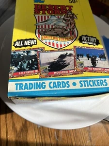1991 Topps Desert Storm Trading Cards Stickers Unopened Box victory series #10 - Picture 1 of 6